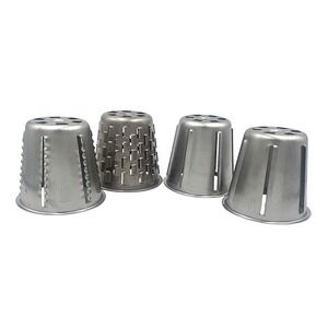 KitchenAid Rotary Grater Drum Attachments Stainless Steel 4 Piece Set RVSA